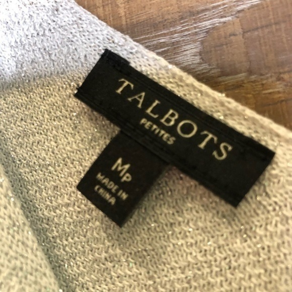 TALBOTS v- neck top size MP - Picture 7 of 7